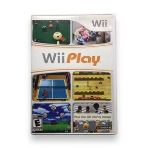 Wii Play Game (Nintendo Wii) Complete with Case & Manual Tested - Preowned